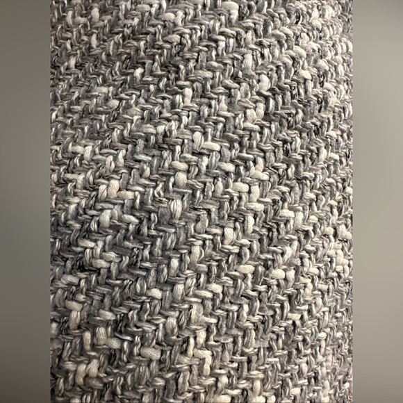 Gray Textured Throw Pillow - Picture 5 of 5